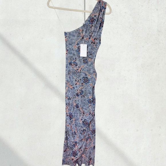 MISA Aries Dress in Feathered Floral - Picture 6 of 7